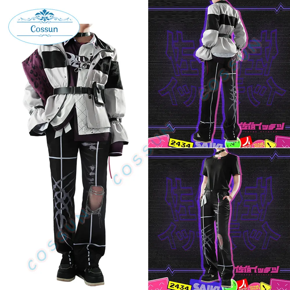 [Customized] Vtuber NIJISANJI Cosplay Sasaki Ichiro Cosplay Costume Halloween Outfits Women Men New Anime Outfits Game Uniform