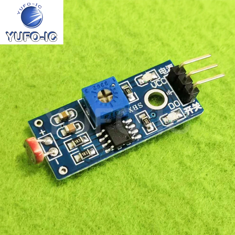 5pcs Photosensitive Electronic Resistance Photoelectric Sensor Single Chip Microcomputer Robot Accessories Intelligent Car
