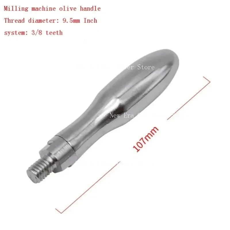 Adecuado para accesorios de fresadora de torreta Bridgeport, mango de elevación D26, mango de tres bolas, manivela de elevación de mesa de oliva