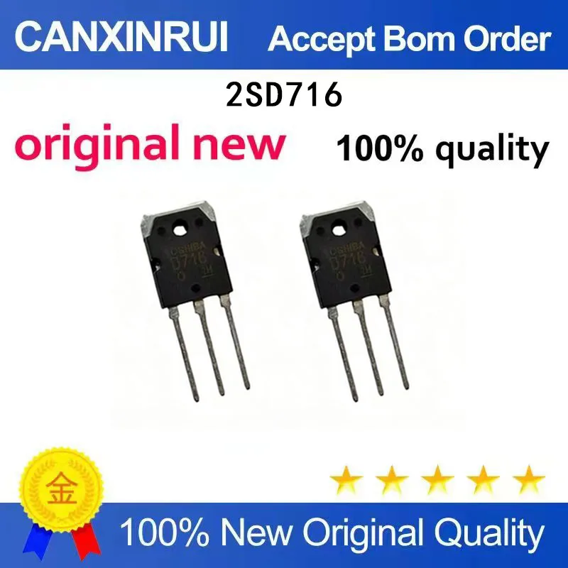 

(5 Pieces) Brand new original 2SD716/2SB686/D716/B686 paired with spot chip IC
