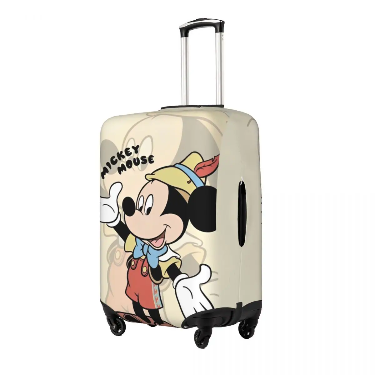 Mickey Mouse Travel Luggage Cover High Quality Suitcase Protector Washable Baggage Covers Fits 18-32 Inch Luggage