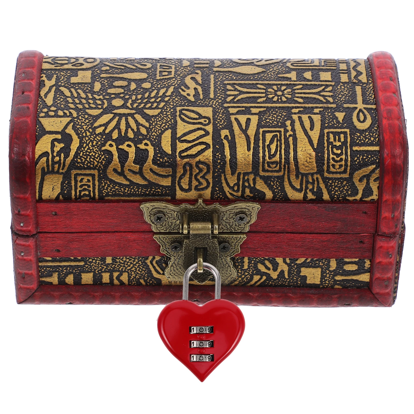 

2 Pcs Heart Shaped Password Lock for Children Valentine Craft Multi Function Padlock Notebooks DIY Decor Bright Colors