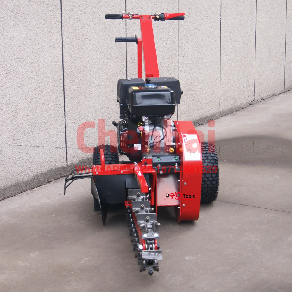 

15HP Farm Trencher Chain Saw Ditching Trencher Machine Skid Steer Trencher Digger Machine