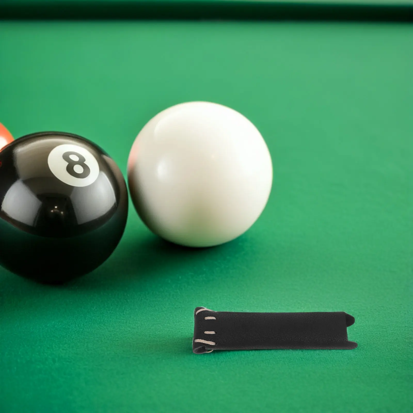 

Cue Stick Hanger Vintage Pool Snooker Cue Tip Protector Hanging Hole Design High Elasticity Tear Resistant Universal