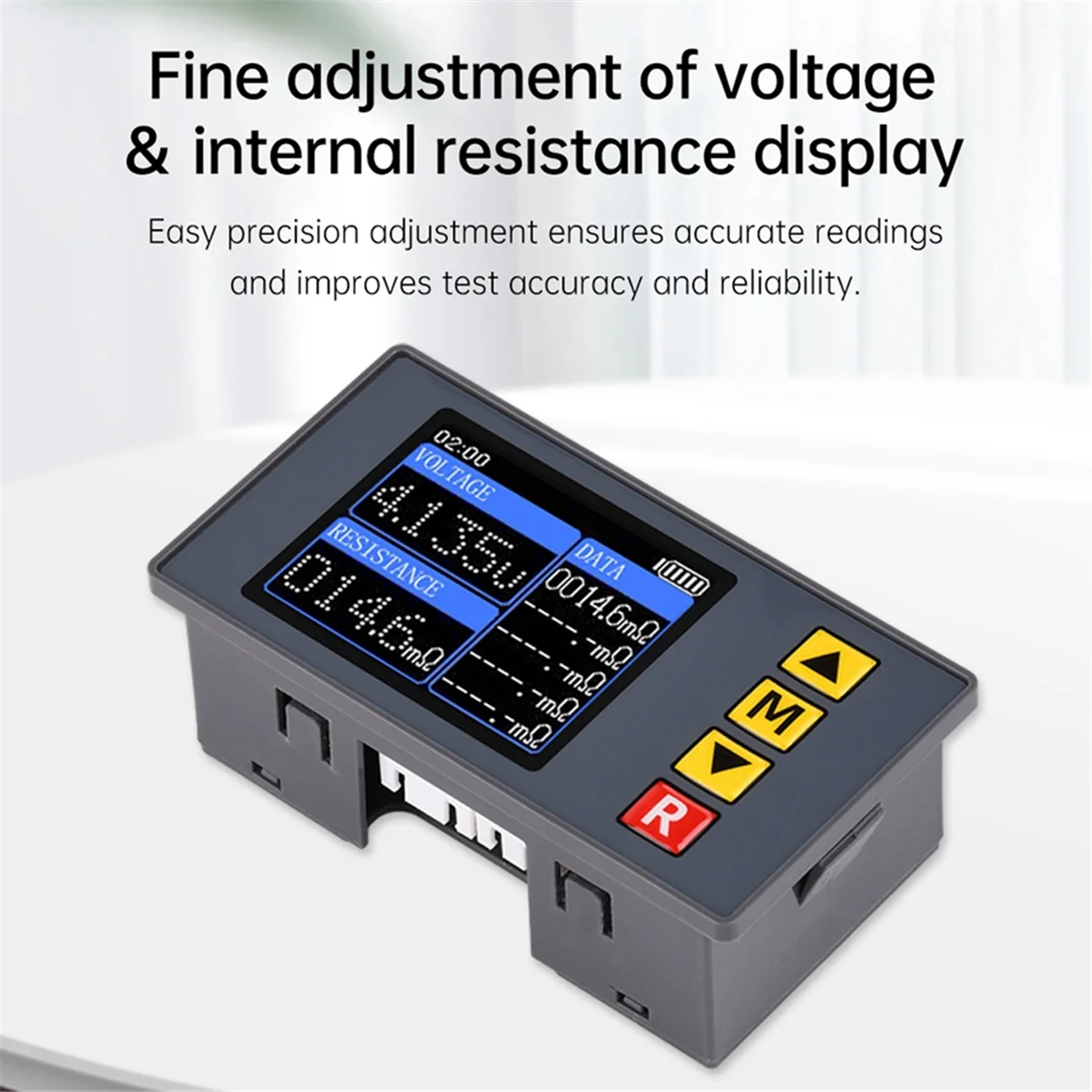 

Four-wire internal resistance tester TS457 Voltage Internal Resistance Tester AC 4-Wire Method Voltage Meter Internal Resistance