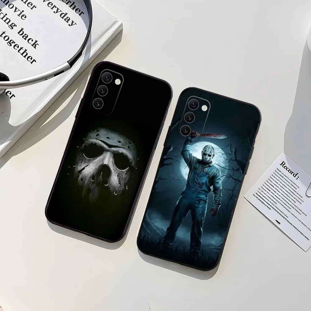 

Jason Horror V-Voorhees Phone Case For Samsung Galaxy A13,A21s,A22,A31,A32,A52,A53,A71,A80,A91 Soft TPU Protective Cover