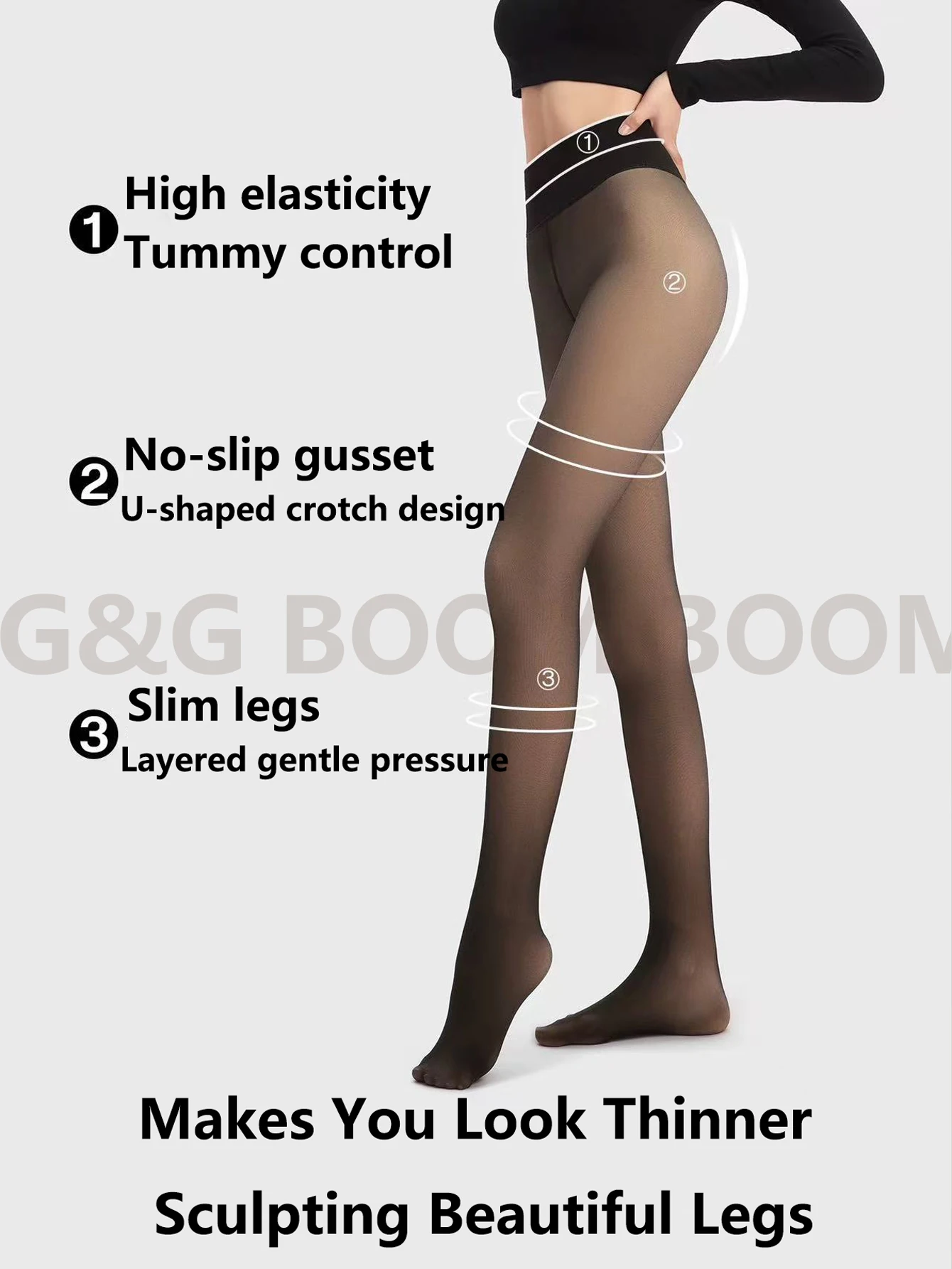 1 PC Stoking Wanita Seksi Model Terbaru, Transparan Hitam, Celana Dalam Stoking Panjang Tipis