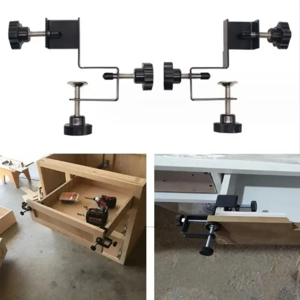 Stainless Steel Drawer Front Installation Clip Jig Easy Precise Installation Clip Drawer Fast Home Improvement Tools Cabinet