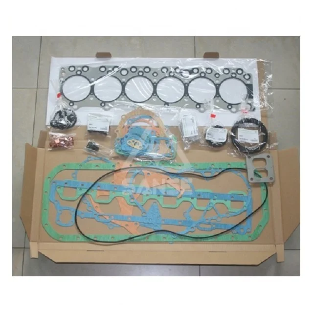 

6BD1 Engine repair kit and full gasket set 6BD1 gasket kit for WH06D machine