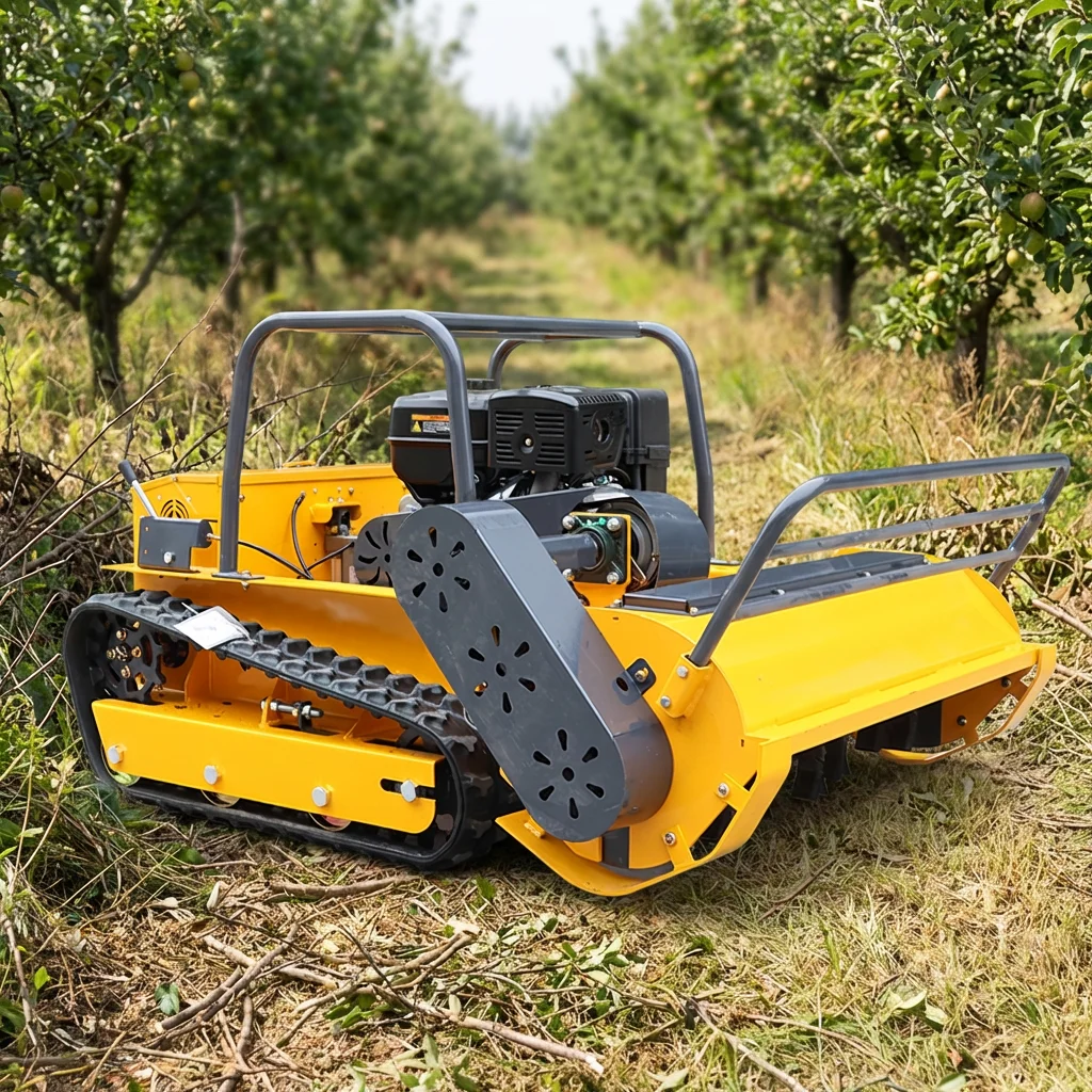 Heavy Duty Zero Turn  Powered Self Propelled Remote Control Lawn Mowers for Steep Slope Work