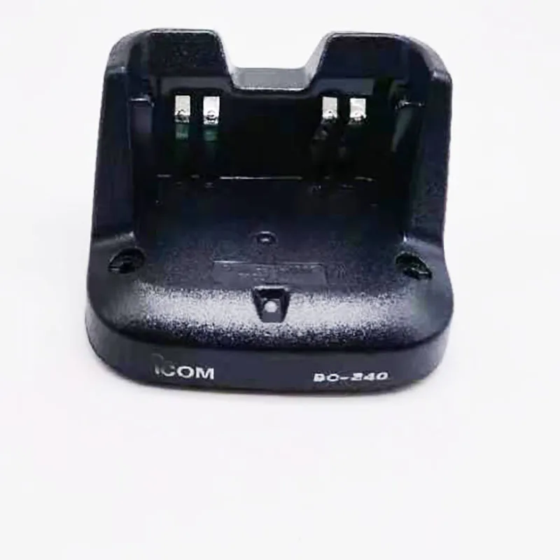 BC-240 Base de carregador de doca e adaptador de alimentação CA, apto para Walkie Talkie BP-298 BP298 bateria, apto para icom iC V86 U86