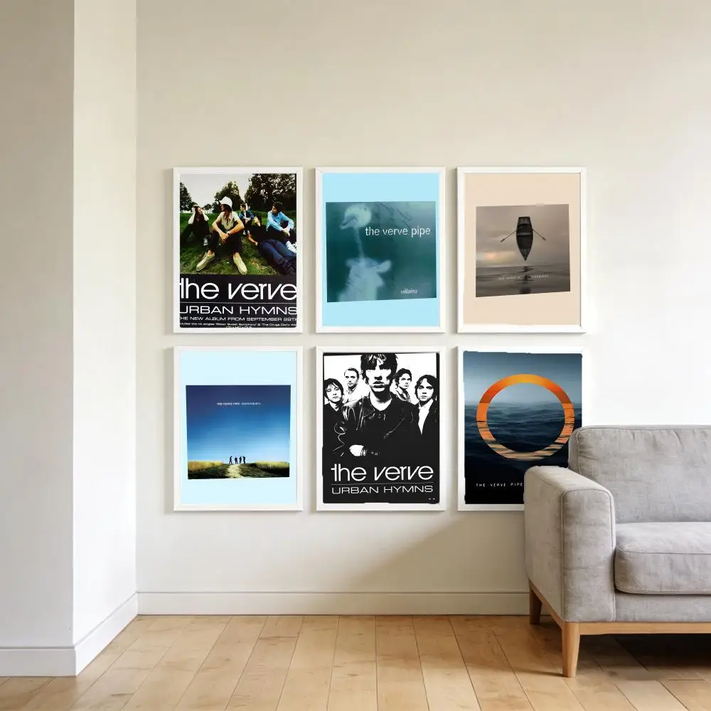 Emotional band V-Verve Pipe-Crash Landings Poster Top-Quality For Household Room Bar Cafe Wall Art Decor & Gift Item