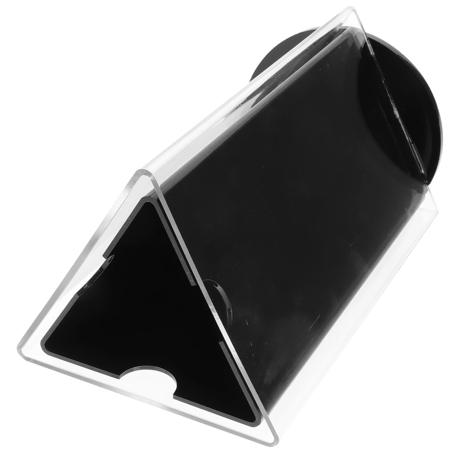 Drehbarer Tischkarten-Acryl-Displayständer, transparenter Menühalter für Schreibtisch, Papier, Schilder, Preise, Menüs, Getränkemisten, kommerzielle Nutzung