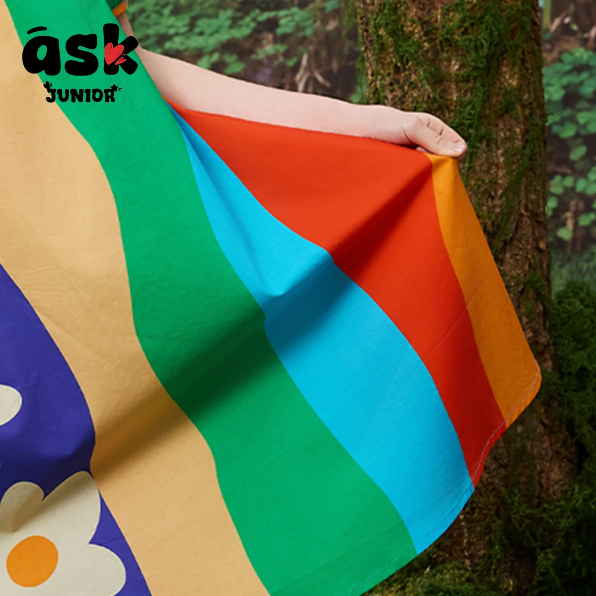 فستان صيفي للفتيات من Tween بأكمام فقاعية بألوان متباينة لقضاء العطلات على شاطئ البحر #6