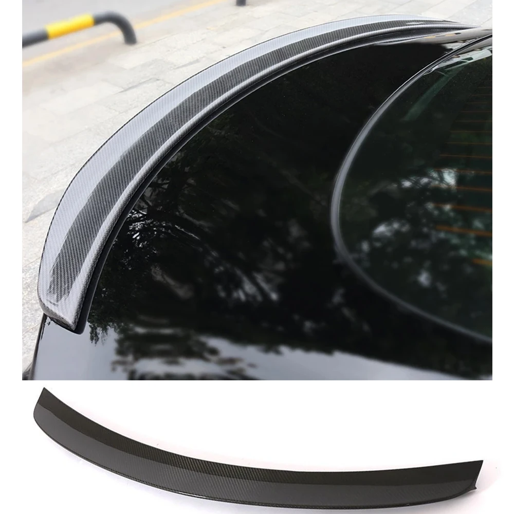 For Model 3 Carbon Fiber Rear Trunk Spoiler Wing For Tesla Model 3 2016 2017 2018 Rear Boot Lip Wing Spoiler