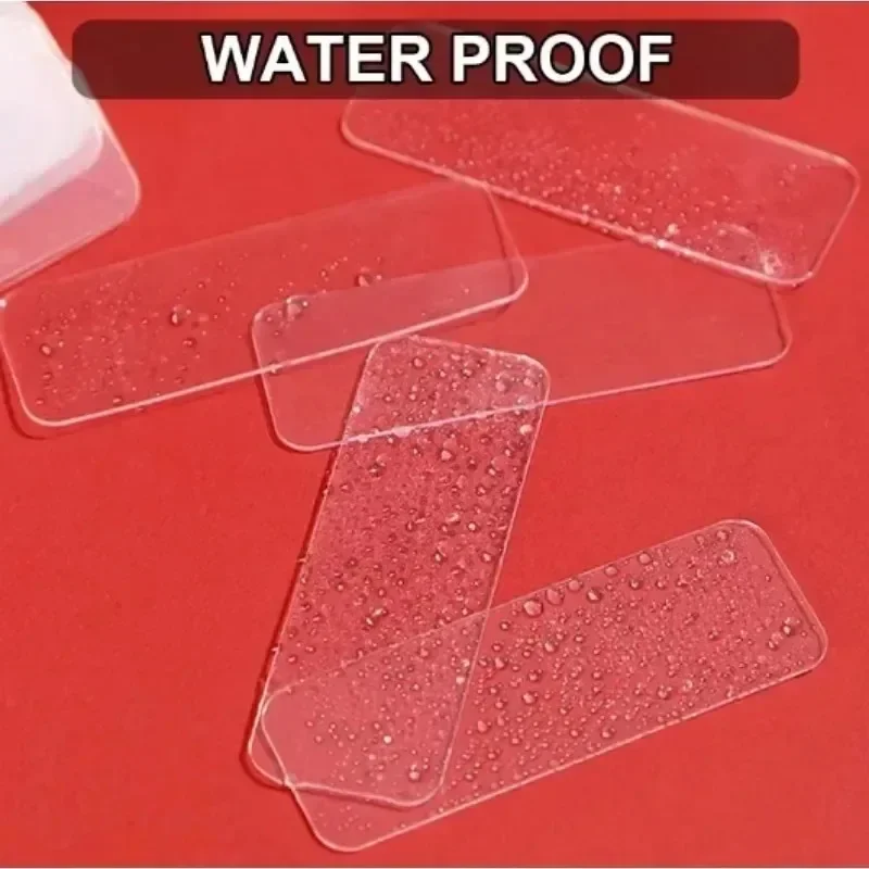 Wieder verwendbare doppelseitige Aufkleber Nano PVC transparentes Klebeband spurlos wasch bar wasserdicht Wanda uf kleber spurloses selbst klebendes Klebeband