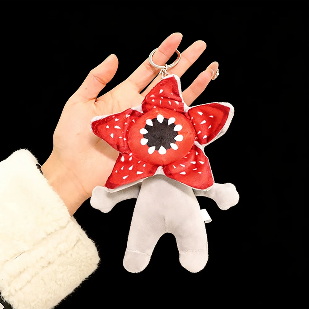 16cm Cartoon Game Characters Plush Toys Cute Soft Eleven Demogorgon Keychain Pendant Dolls Backpack Decor Kids Birthday Gifts