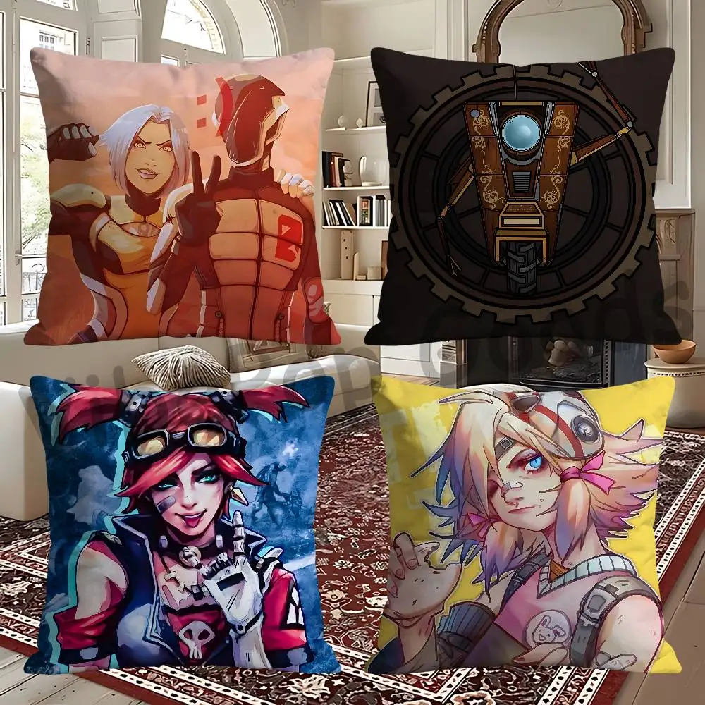 Zer0 Maya B-Borderlands 30x30 65x65 40x40 45x45 50x50 cm Fade Resistant Throw Pillow Cover Pet Friendly Patio Sofa Decor
