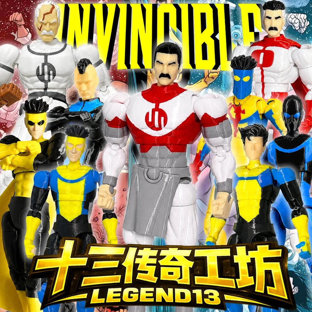 Legend13 3D printed Homeland Hero Action Figure T13 3D Printed Anime Model Multi-Jointed Poseable Collectible Toy Gift