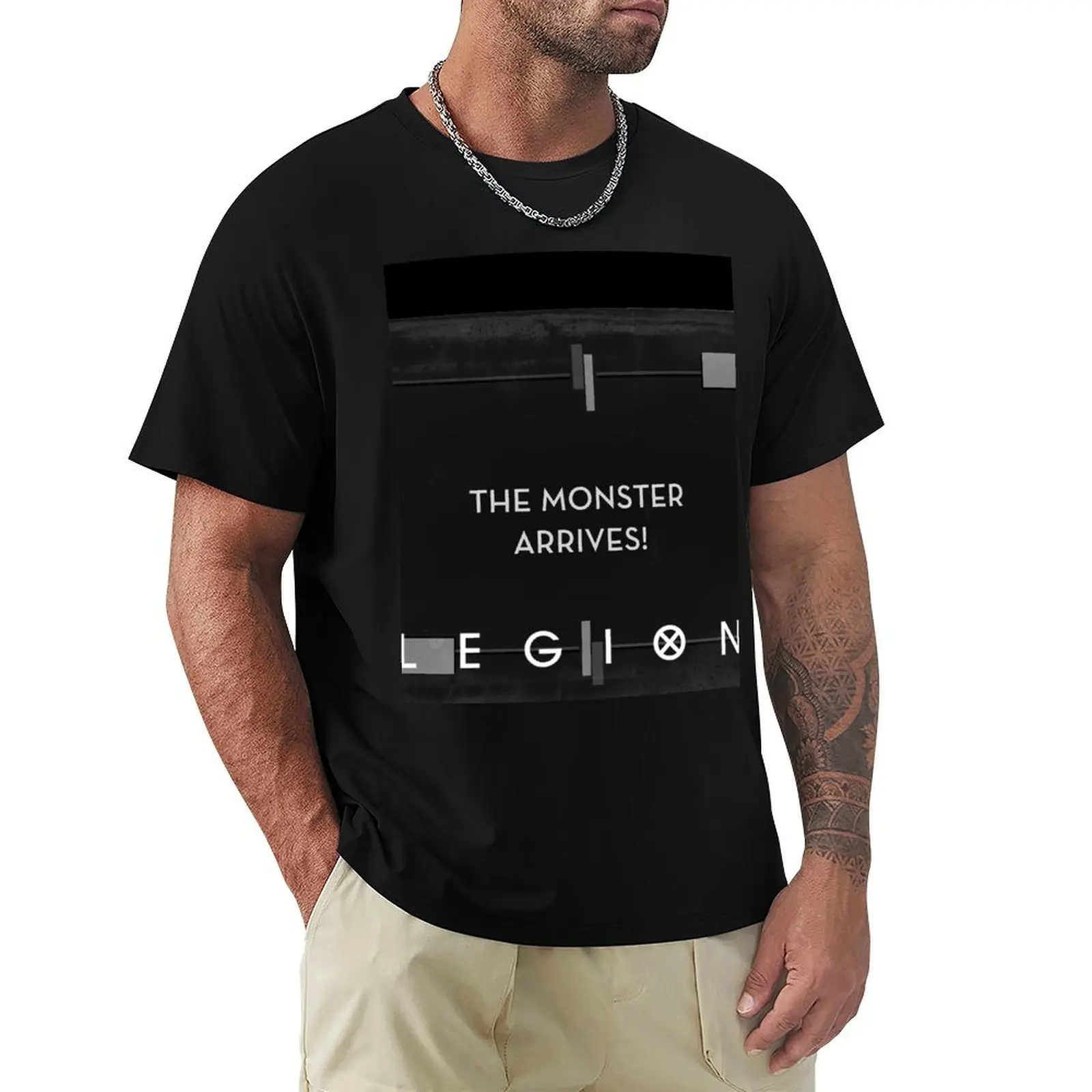 

The Monster Arrives! (Legion) T-Shirt plain quick drying vintage anime shirt cotton man t-shirts plain white t shirts men