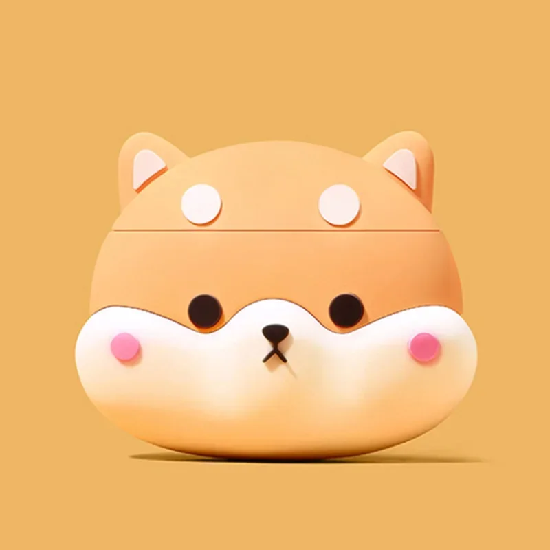 ل Airpods 4 حافظة ثابتة لابل Airpods 1 2 3 Pro 2 حقيبة سماعة الاذن لطيف شحن لاسلكي سماعة غطاء الكرتون