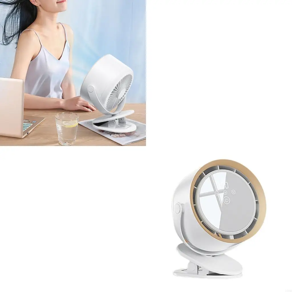 Convenient Office Indoor Fan Plastic Texture Suitable for Home and Travel Use