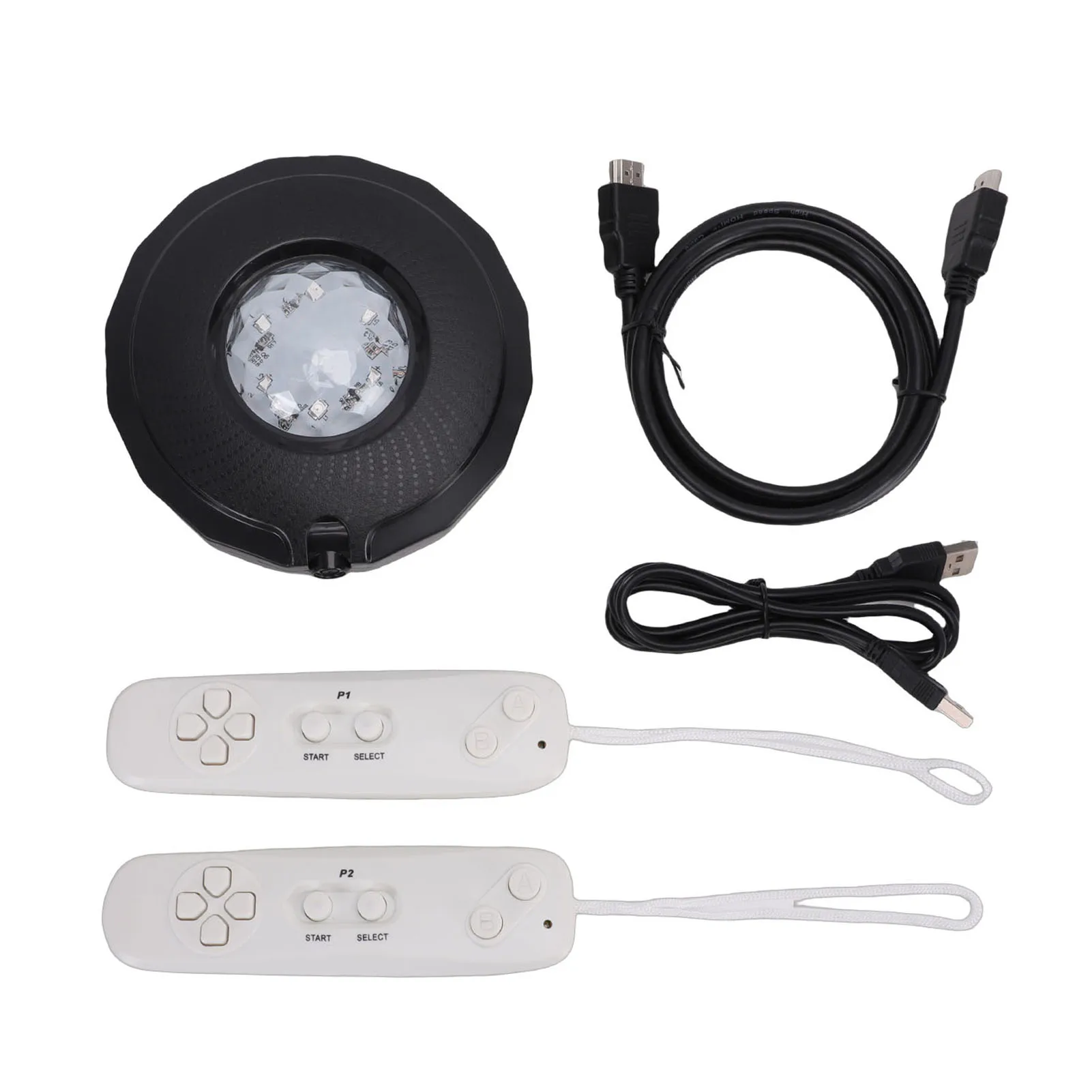 وحدة تحكم ألعاب AR متحركة تُوصل وتُشغل مباشرة على التلفاز مع وحدتي تحكم لاسلكيتين للعب العائلي وليالي الألعاب والتمارين الداخلية