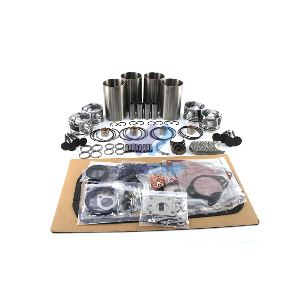 Overhaul Piston Rebuild Kit for Kubota Engine V2203 Case 1838