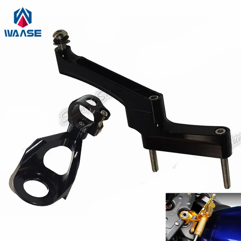 waase For Suzuki Hayabusa GSX1300R GSXR GSX-R 1300 1999 2000 2001 2002 2003-2007 Steering Stabilizer Damper Mounting Bracket