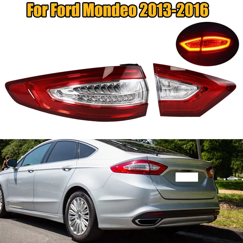 

LED Rear Bumper Tail Lamp Tail Turning Signal Brake Lamp Warning Bumper Tail Light For Ford Mondeo 2013 2014 2015 2016