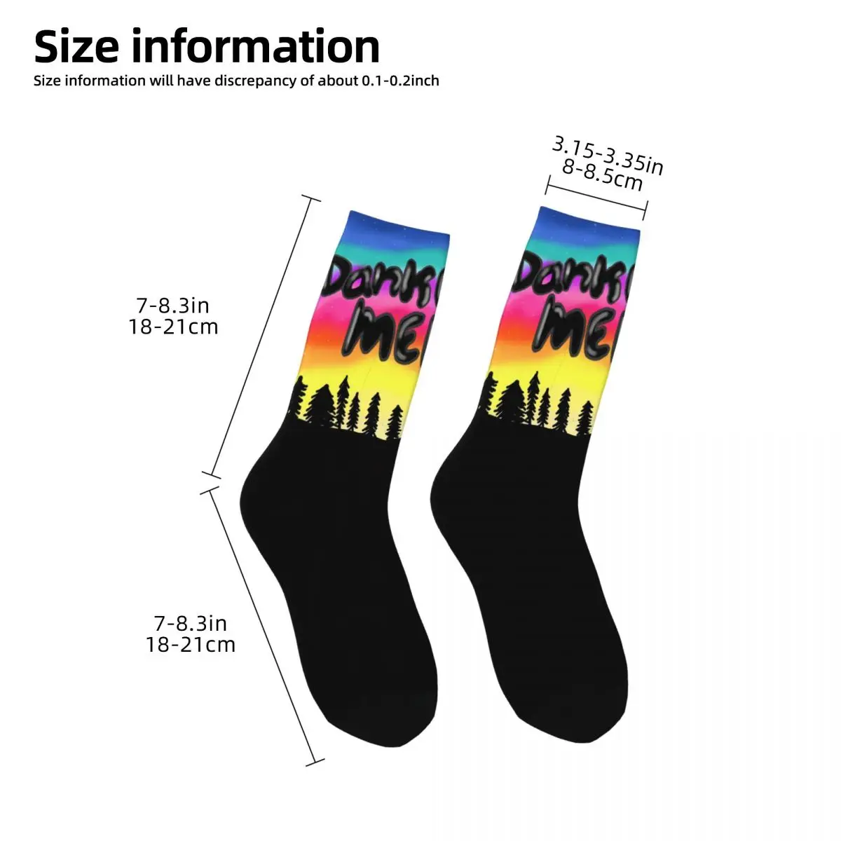 Dank ty.com-Bas absorbant la sueur Harajuku, chaussettes longues toutes saisons, accessoires pour hommes et femmes, cadeau d'anniversaire