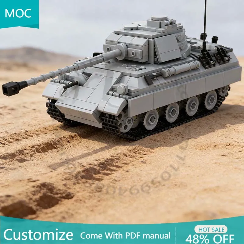 

Набор для сборки танка Panther G (Вторая мировая война) из 911 деталей, серия War Series WW2, модульный конструктор MOC, развивающая игрушка для мальчиков, подарок на день рождения