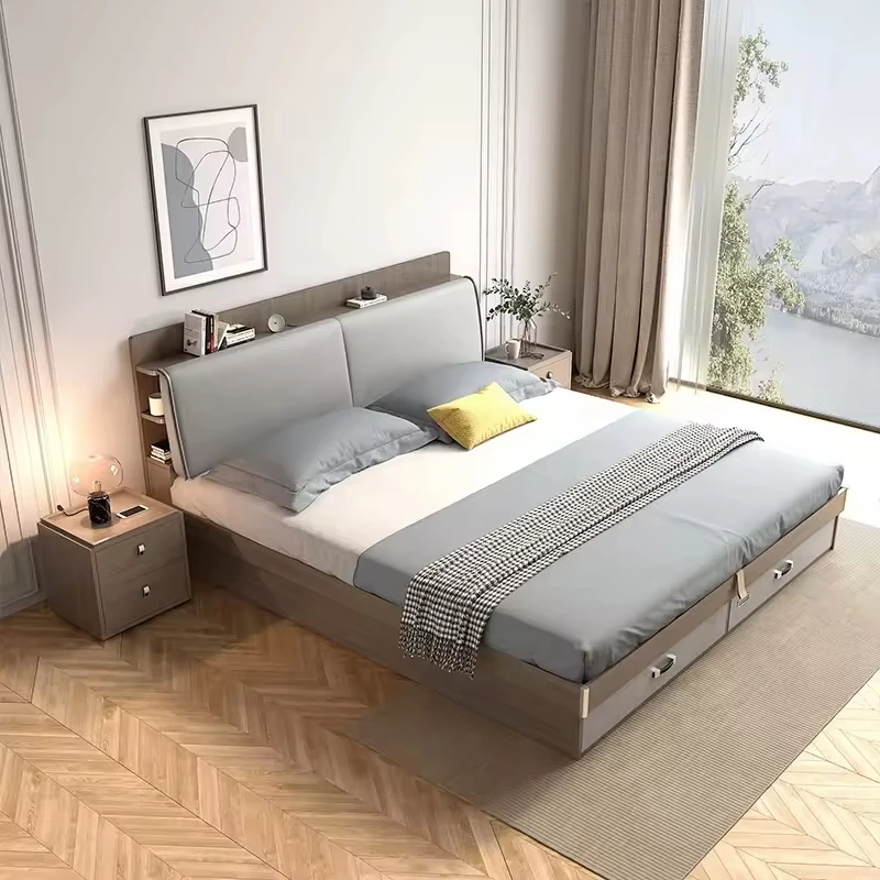 

Reliable High Quality Wholesale Bed Wooden Boxed Bed Frame Low Platform Wooden Bed