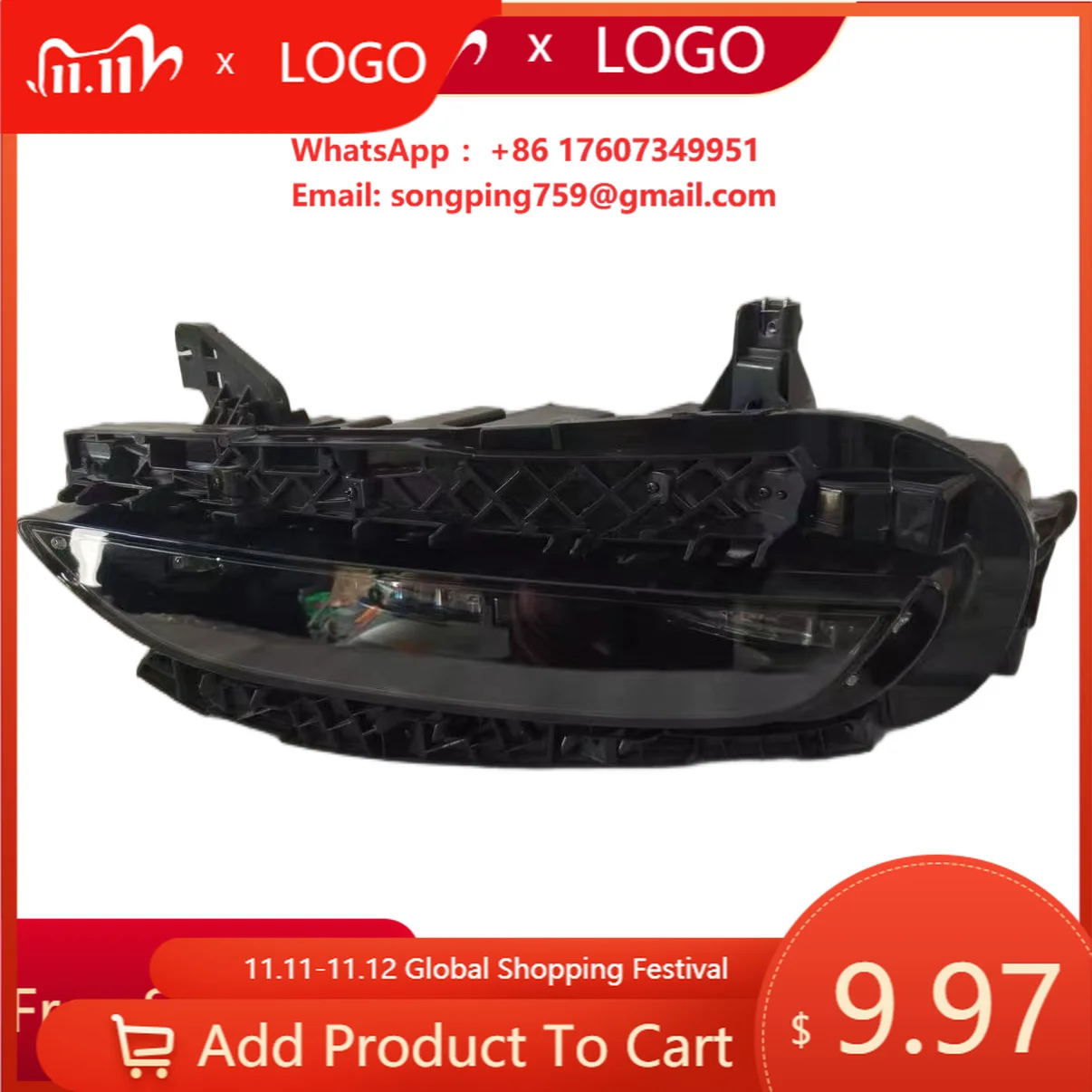 High Quality Auto Parts Right Side Headlight for BYD Atto 8 Oe 14695030-00