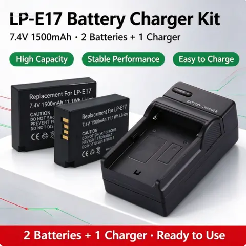 1500mAh LP-E17 LPE17 LP E17 Battery for Canon EOS R8 R50 RP R10 200D 250D 750D 760D 800D 850D 8000D 77D M3 M5 M6 T6i T6s T8i T7i