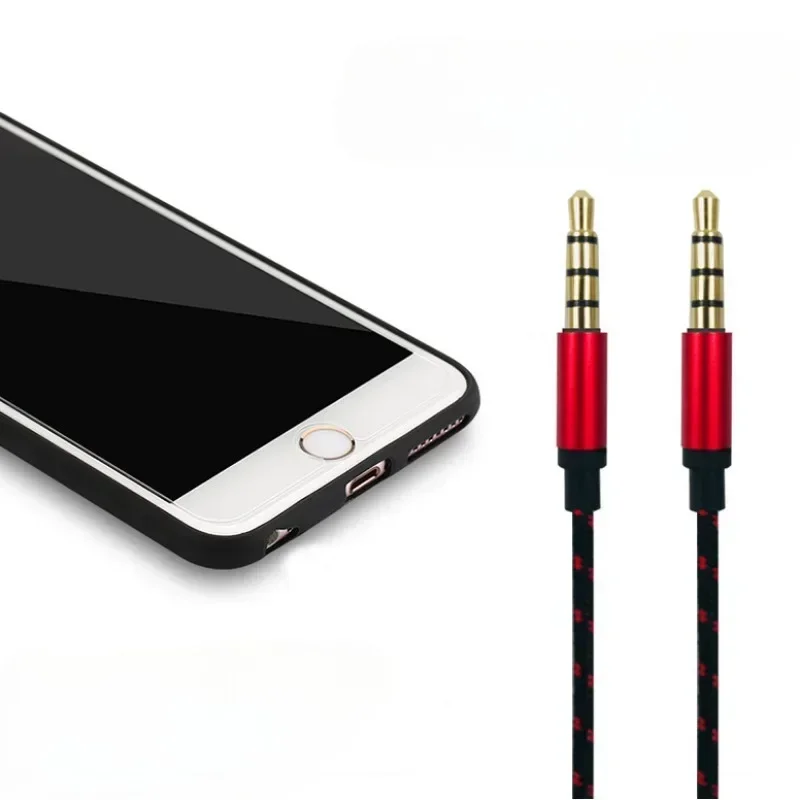 3,5mm Aux-Kabel buchse Stecker-Stecker-Audio kabel 3,5mm Lautsprecher kabel für Kopfhörer Auto für Xiaomi Redmi 5 plus Oneplus 5t Aux-Kabel