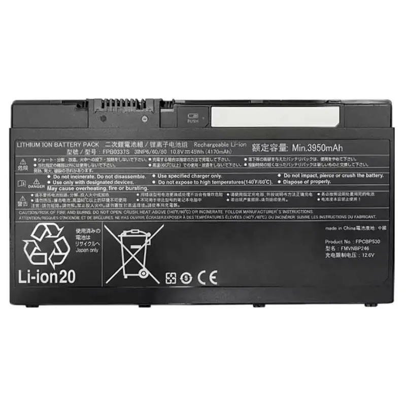 FPB0337S Replacement Battery For Fujitsu Lifebook P727 P728 U727 U728 U729X 4170mAh 45Wh High Quality Li-ion Battery