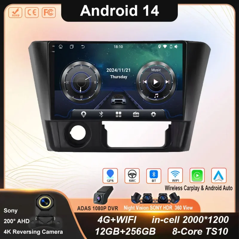 

Car Radio Android 14 For Mitsubishi Lancer 1995 - 2001 Carplay Stereo Head Unit Multimedia Video Player DVD Wireless Navigation