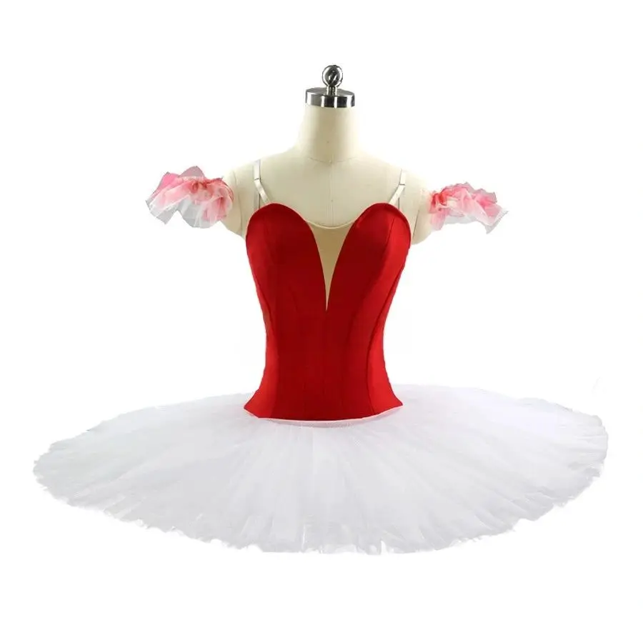 Ballet costume White Swan/Death of a Swan/Dancer Variation Competition Custom 10-layer TUTU dress