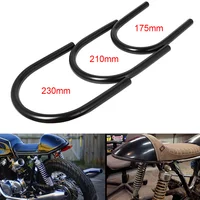 230mm 210mm 175mm de ancho extremo de motocicleta estilo Brat marco de asiento aro Loop Cafe Racer Bobber Tracker para Suzuki Yamaha Kawasaki