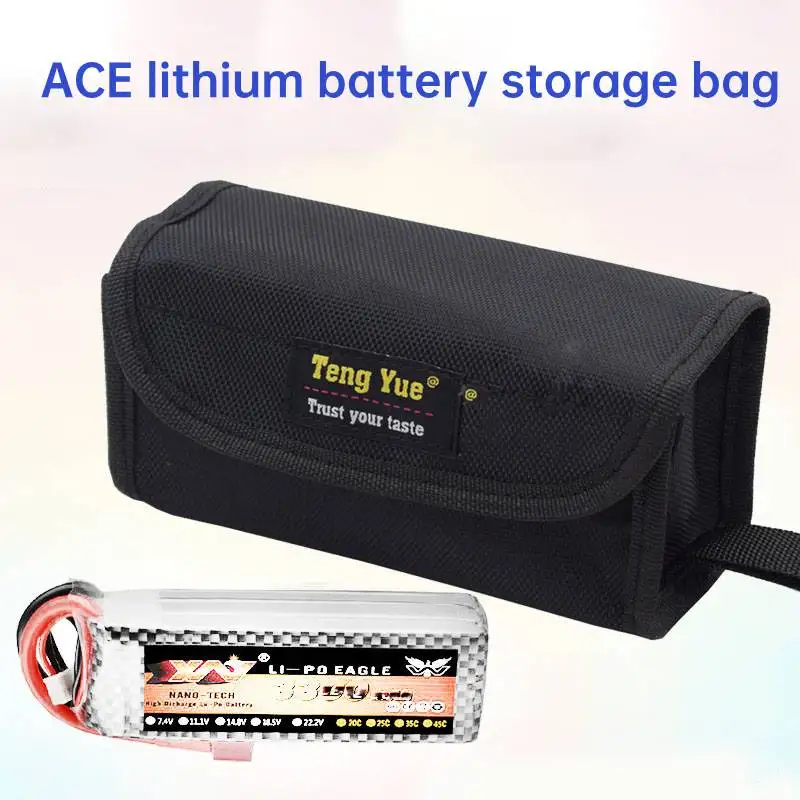 ACE-Lithium Battery Storage Bag, Battery Cell, Aircraft Model, UAV, Waterproof Pack