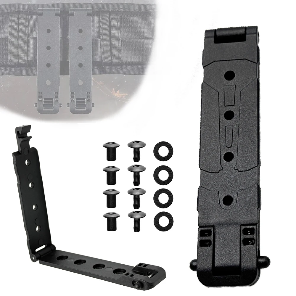 

2 шт. клипсы MOLLE-LOK для крепления ножен K-типа на пояс, система крепления ножен K-типа, застежка-клипса, задняя клипса MOLLE, ножны KYDEX для переноски