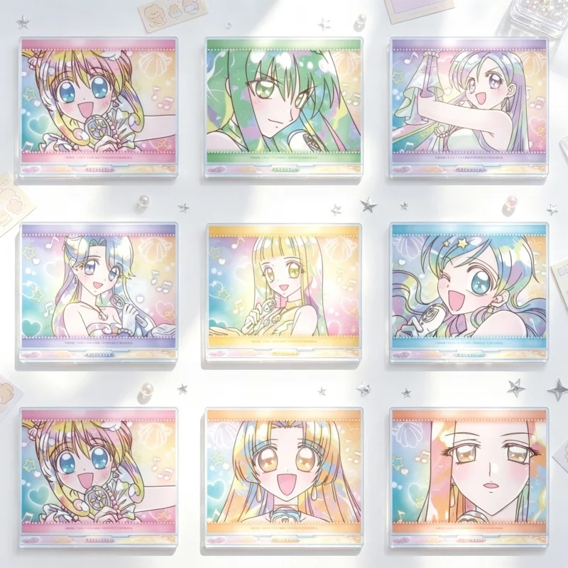 Llavero de acrílico con soporte, diseño de anime, sirena, Melody, Pichi Pichi Pitch, 15 cm, artículo de animación, Lucia Nanami, Hanon Hosho, regalo, llavero.