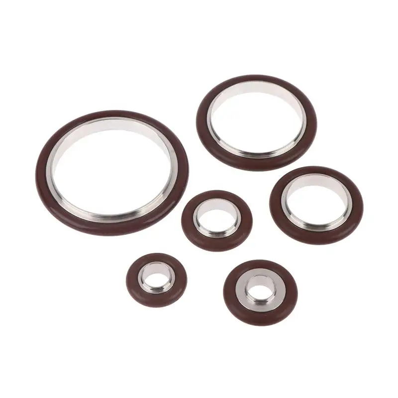 KF10 KF16 KF25 KF40 KF50 AL Alloy 304 Stainless Bracket With NBR FKM O-Rring Seal For Vacuum Clamp Pipe Fitting Homebrew