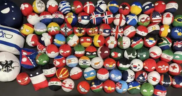 Oreiller en peluche Polandball 10cm/20cm, Bangladesh, Irlande, Angleterre, Ecosse, Serbie, Galles, népal, Countryball, jouet cadeau