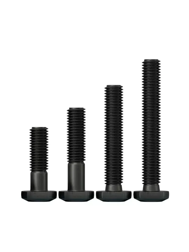 GB37 Black 8.8 Grade Carbon Steel T Shape Punch Milling Machine Screw Threaded Rod Clamping Cap Bolt