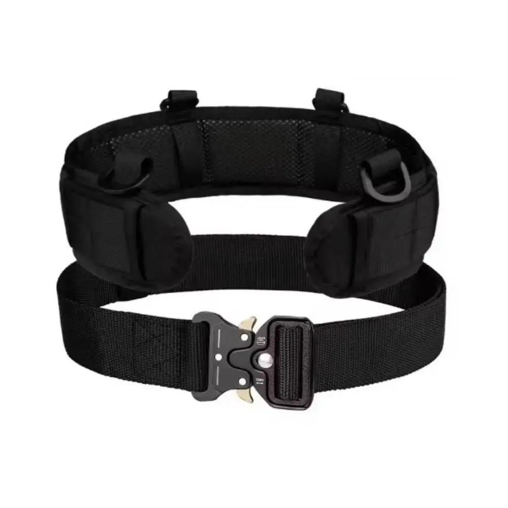 Adjustable Men's Waist Belt Breathable Wear-resistant Outdoor Belt Durable Oxford Multi-Function Belt Rock Climbing