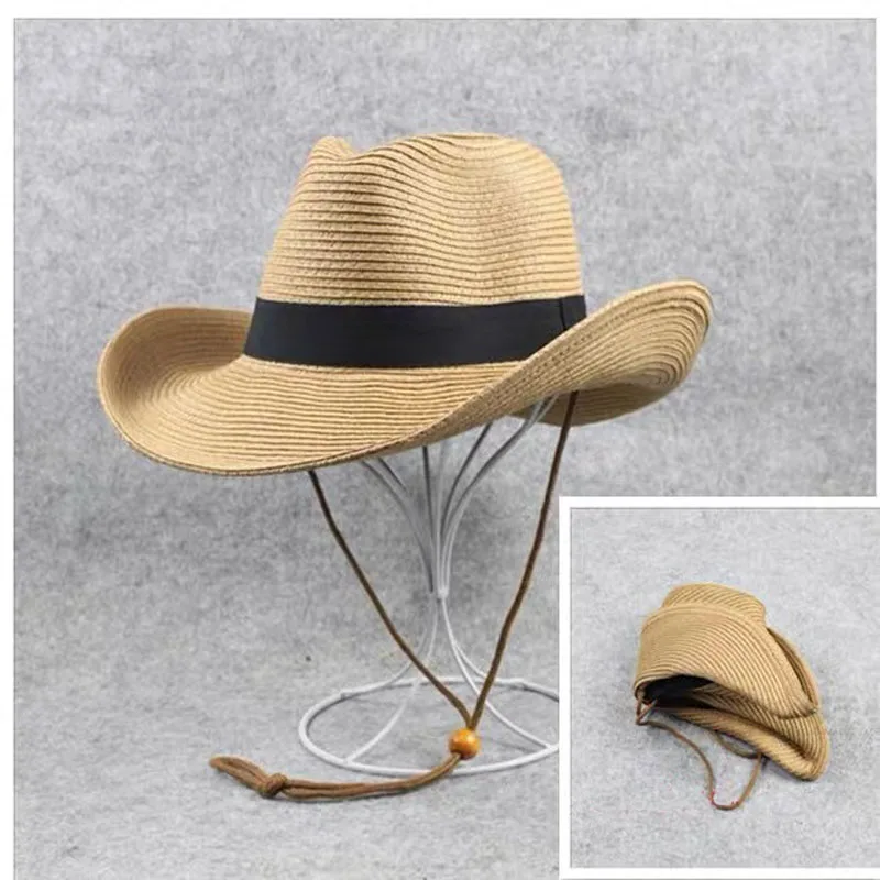 Big Size 62cm Summer Paper Straw Hat for Men Sun Hat Male Sunscreen Hat Travel Vacation Holiday Big Head Size Sun Hats Male