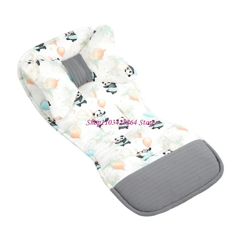 Double Sided Pushchair Cushion Mattress Strollers Liners Cushion Printed Pattern