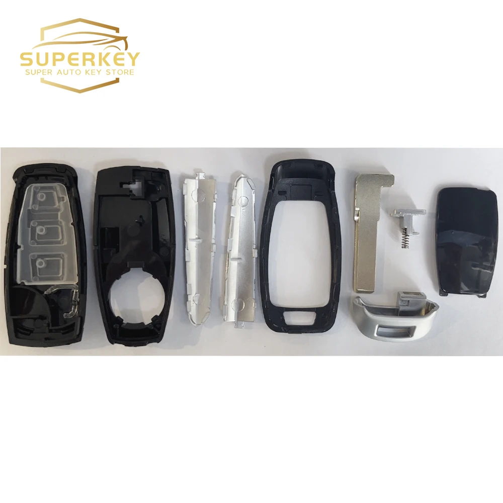 Superkey Modify For Audi New Style Keyless Smart Car Key Shell Case For 2011 2013 VW Caddy Jetta Beetle Golf Polo 5K0837202AJ